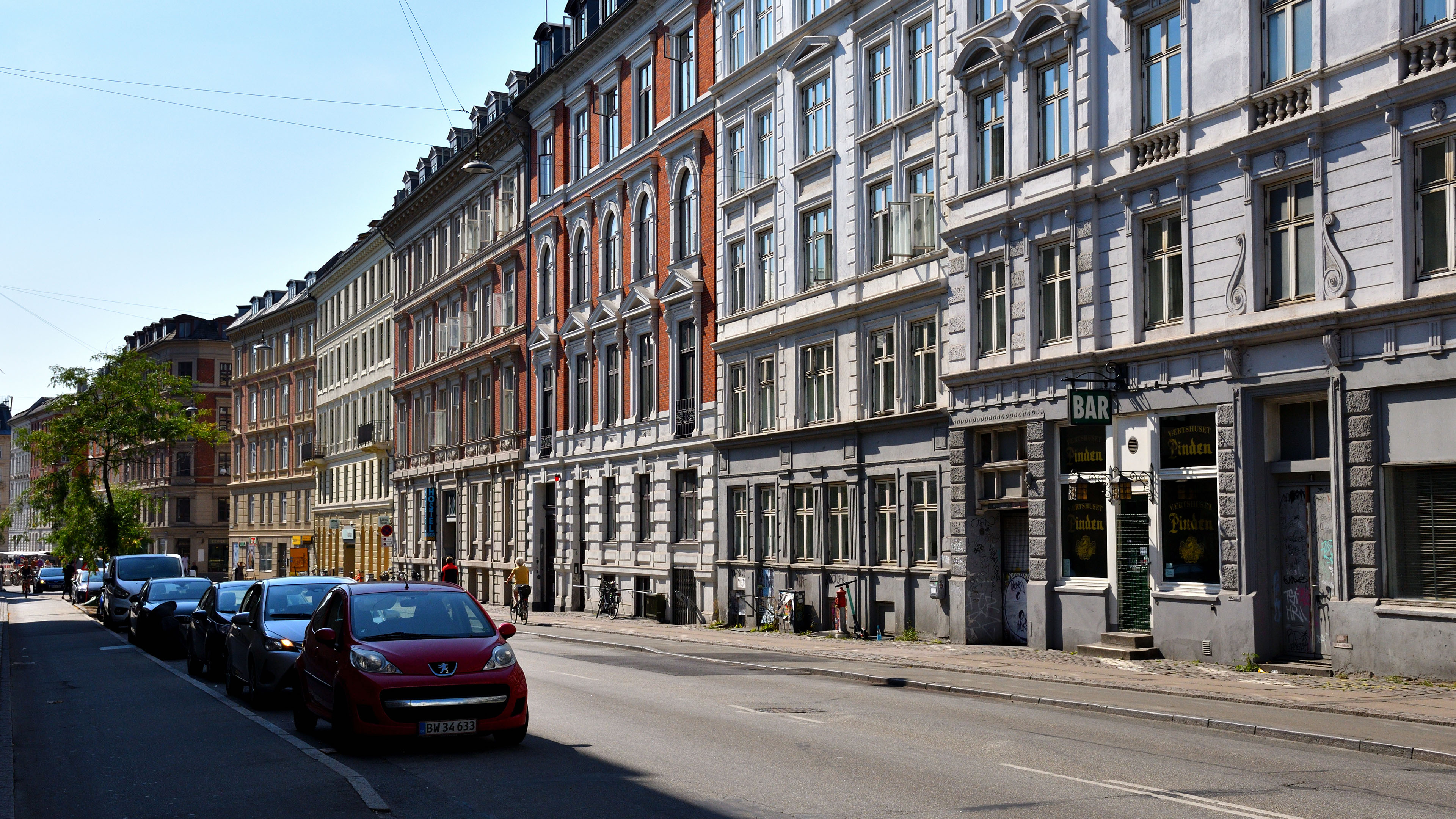 A street near Copenhagen Central Station