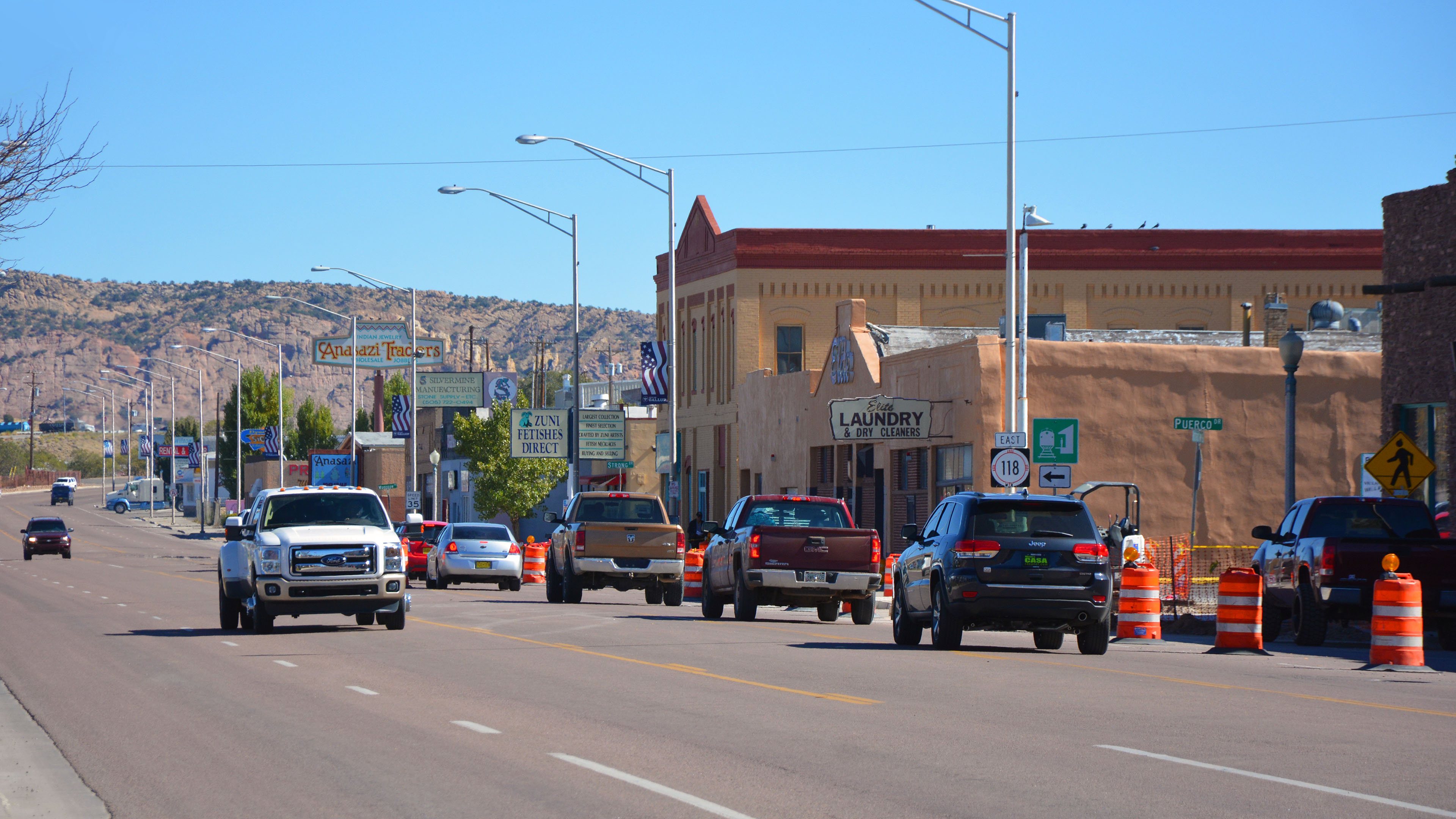 Route 66 going through Downtown