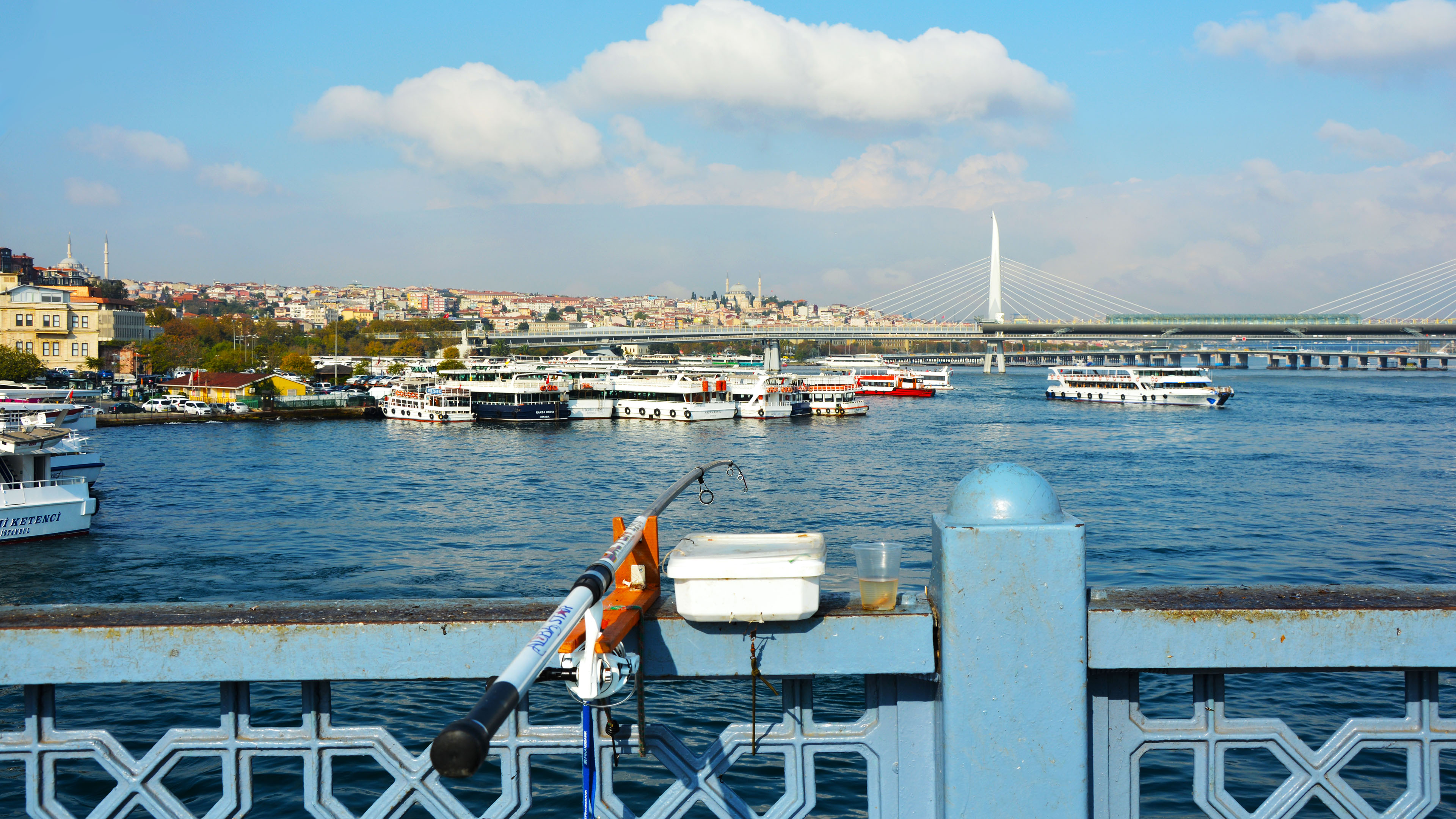 Fishing rod and the golden horn