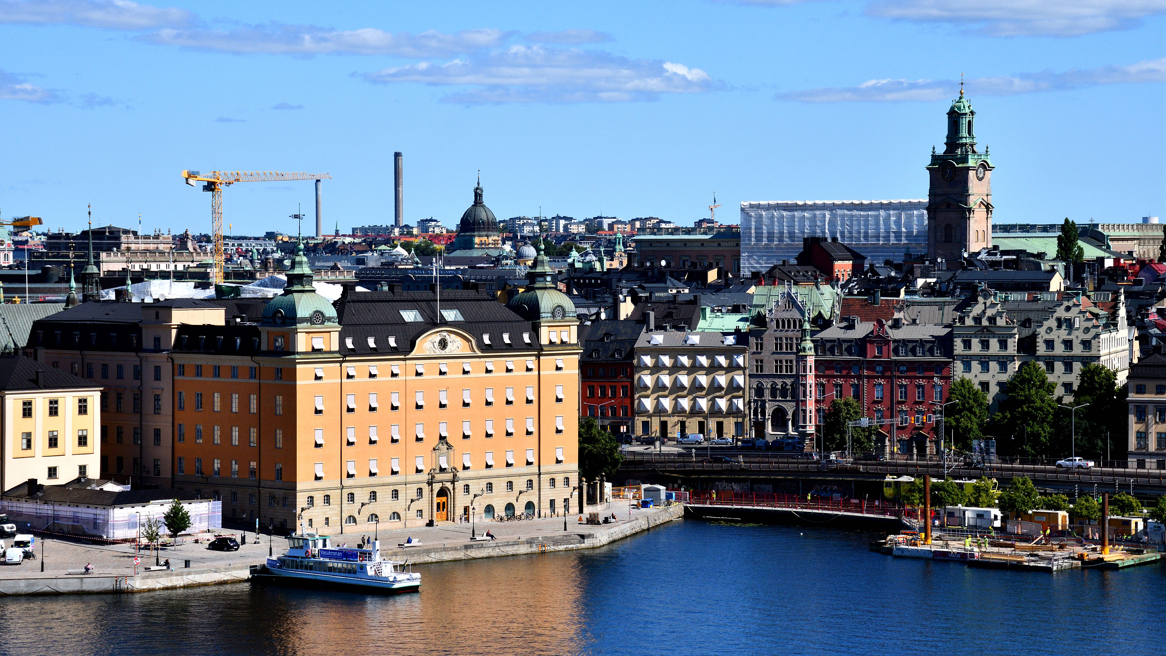 Skyline of Stockholm Old Town