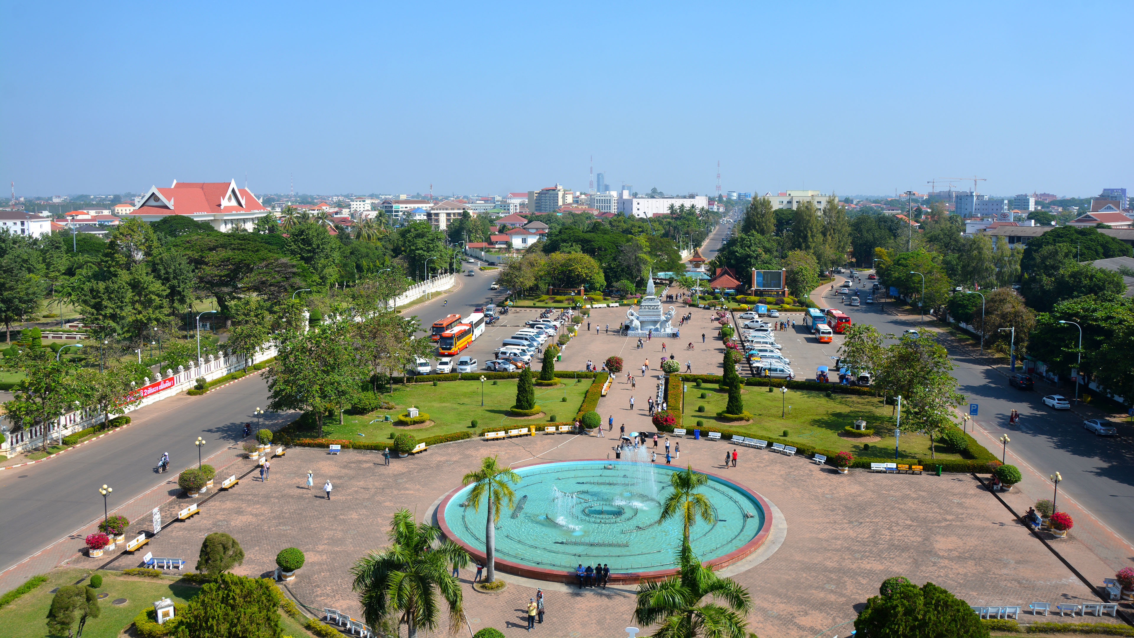 Skyline of Vientiane