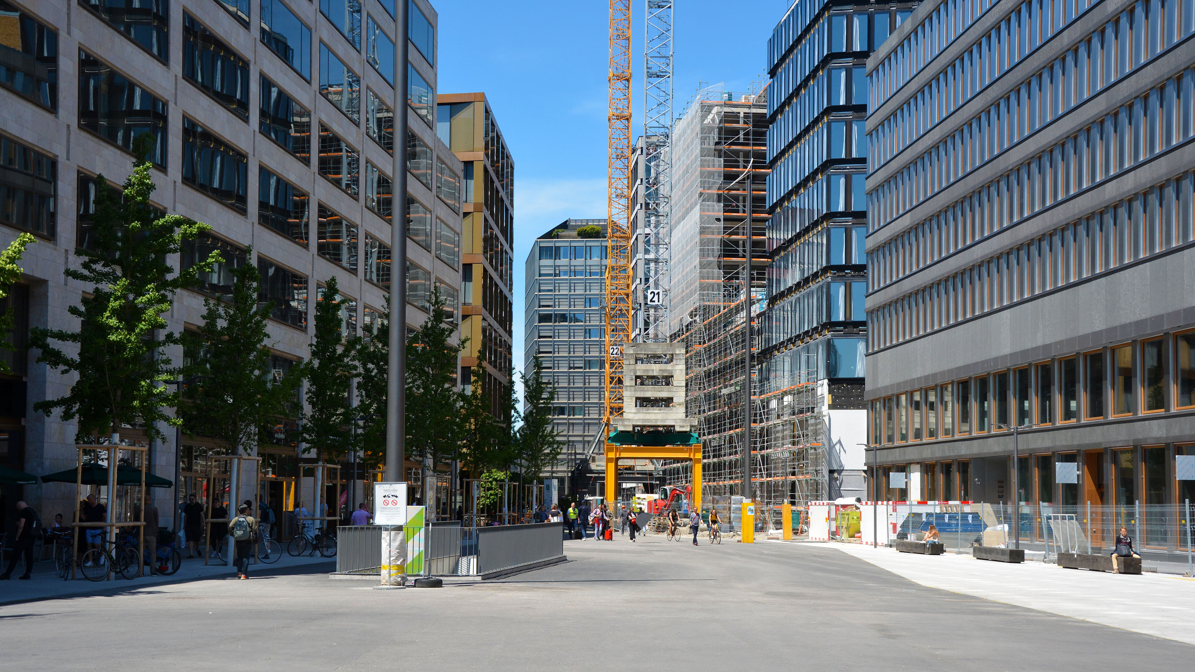New development outside of Hauptbahnhof