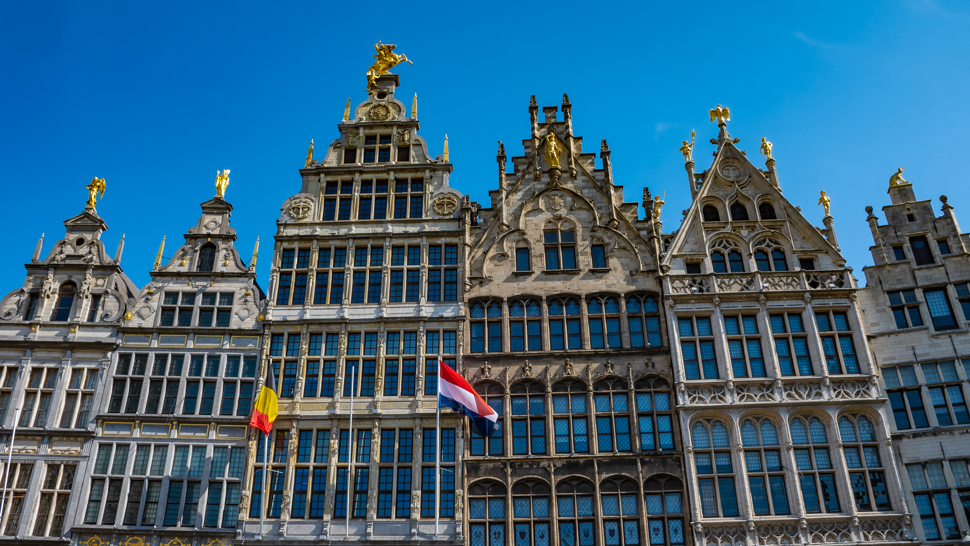 16th-century guildhouses on Grote Markt