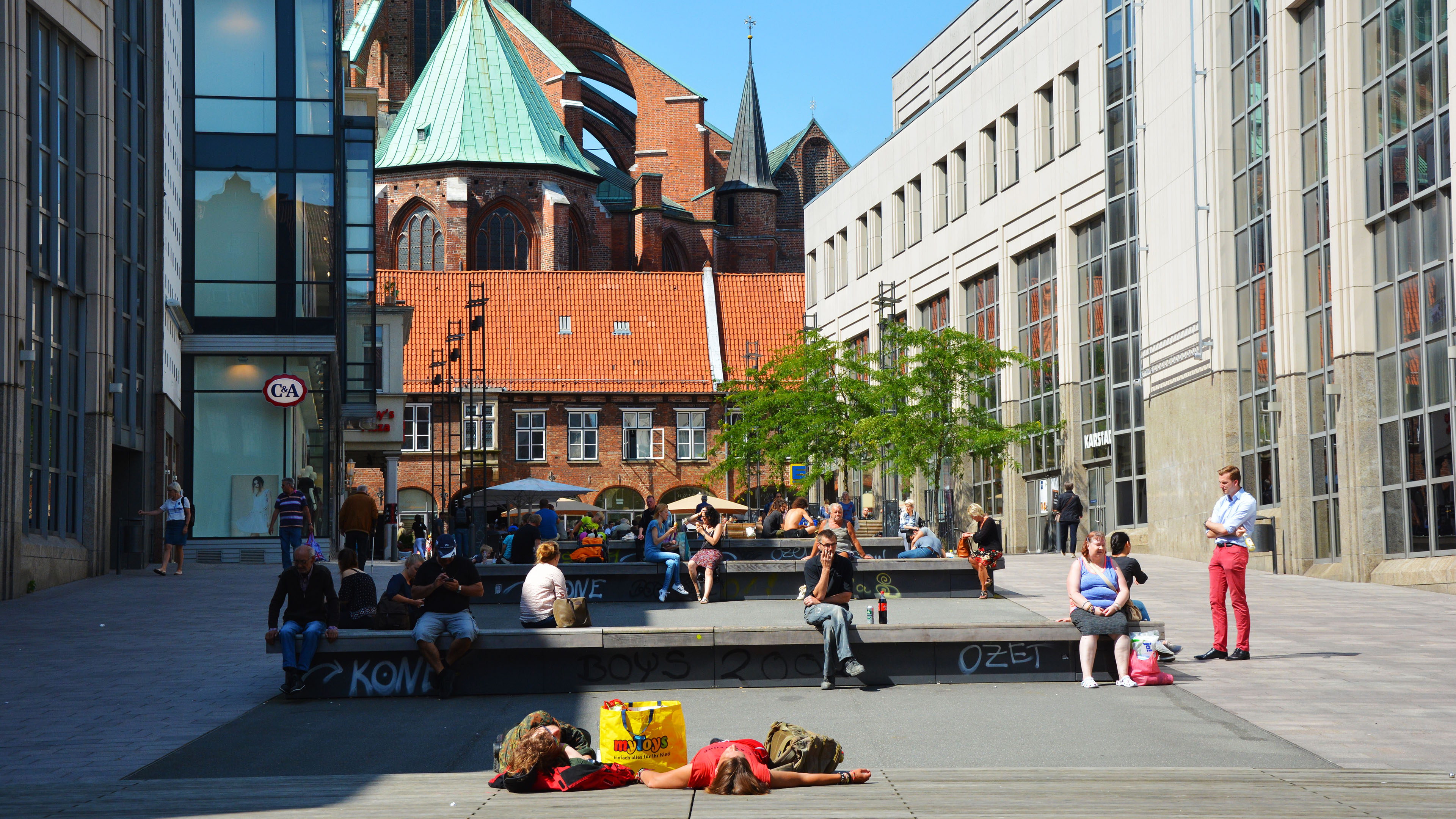 Relaxing in Lübeck