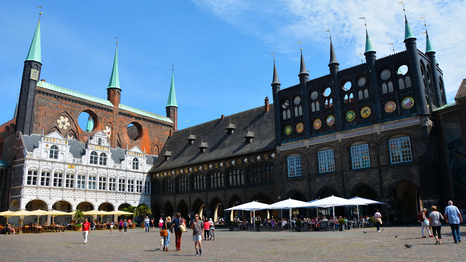 Markt is the central square in Lübeck