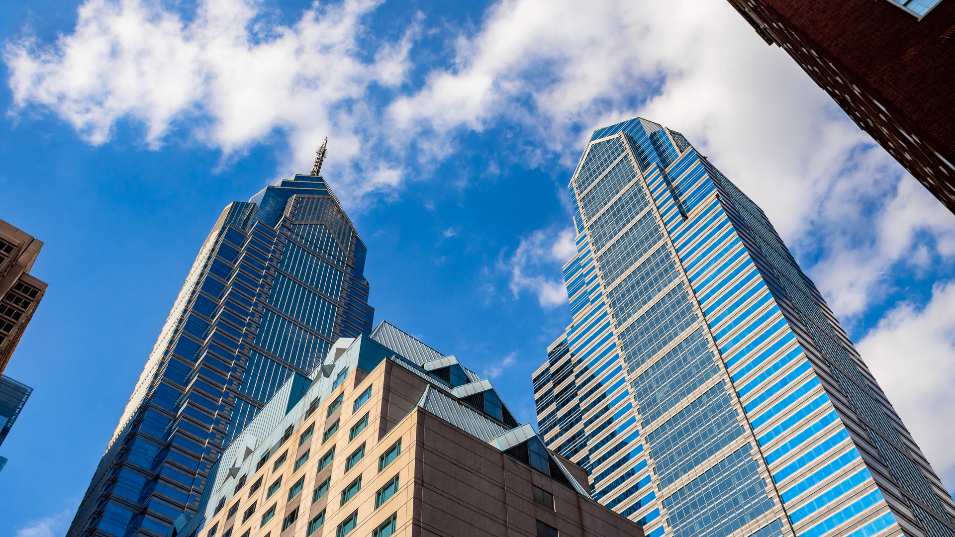 Skyscrapers In Downtown Philadelphia