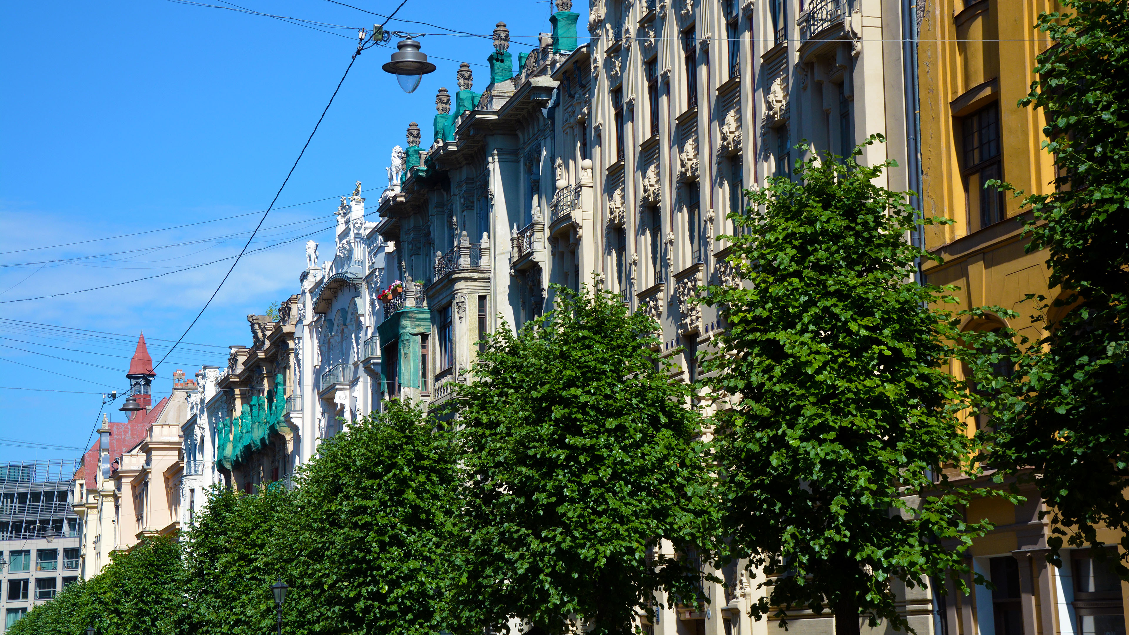 Some of the facades