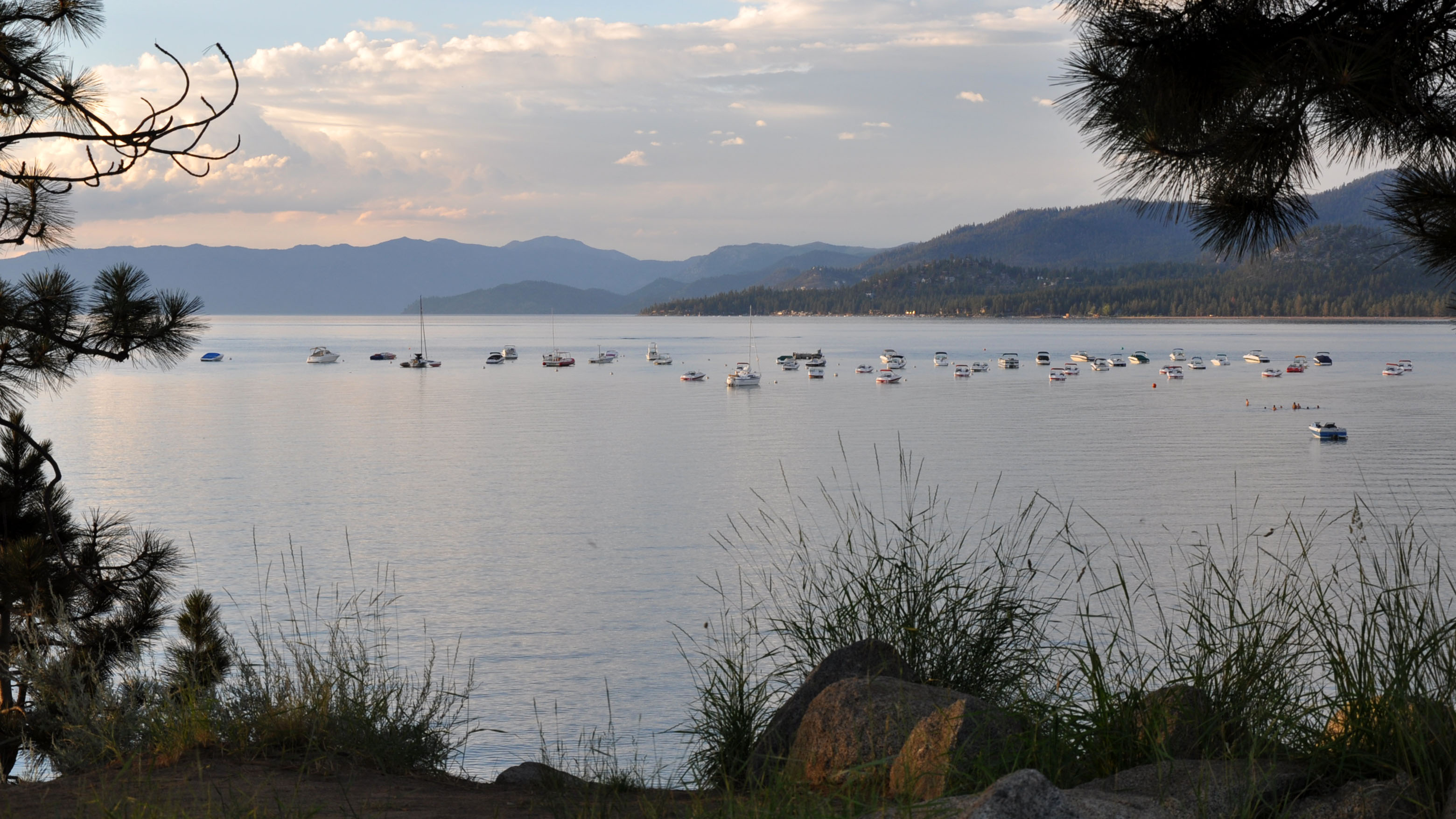 Boats in Lake Tahoe