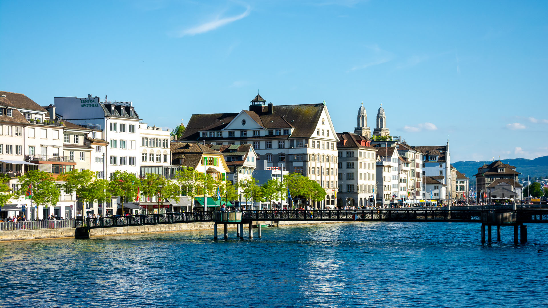 View from Bahnhofbrucke towards Altstadt