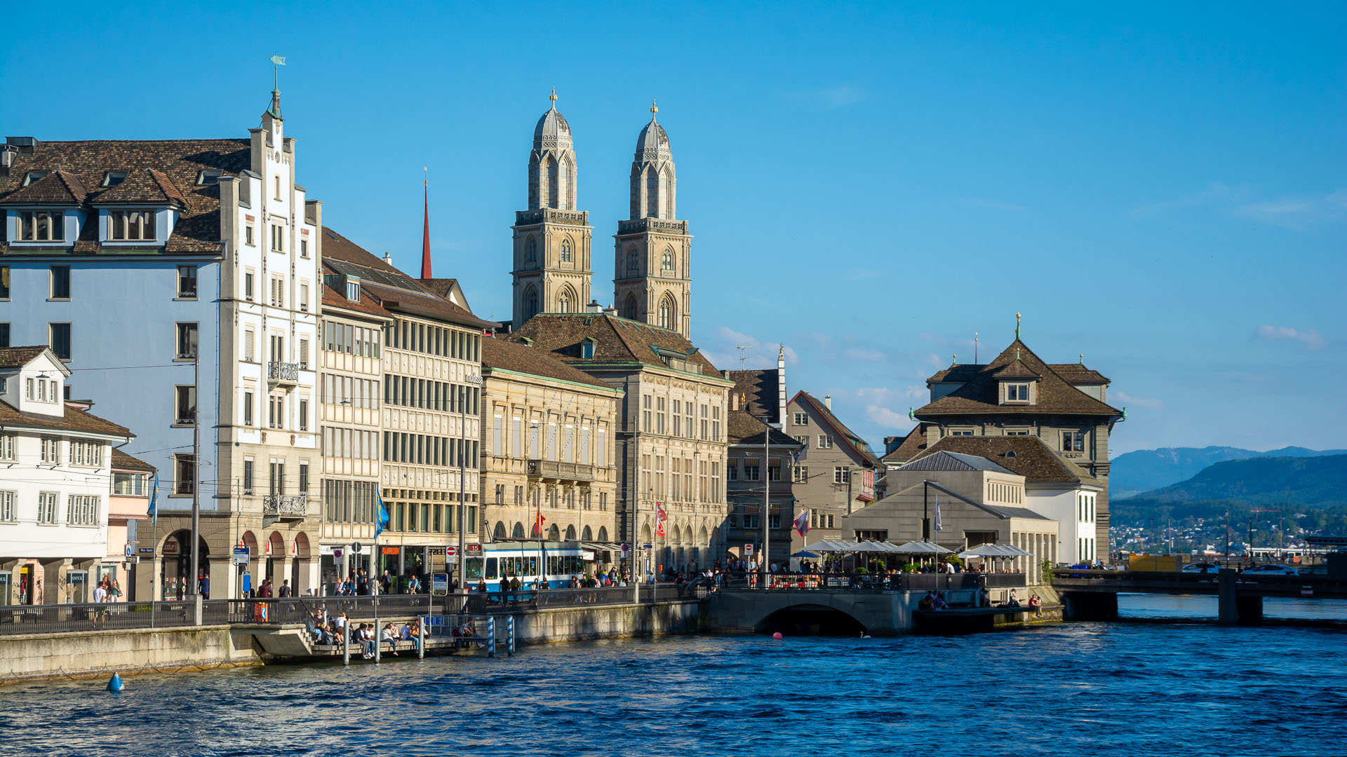 The two spires of the Grossmünster